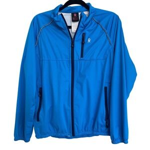 Little Donkey Andy Sport Blue Lightweight Full Zip Jacket Men's Size L